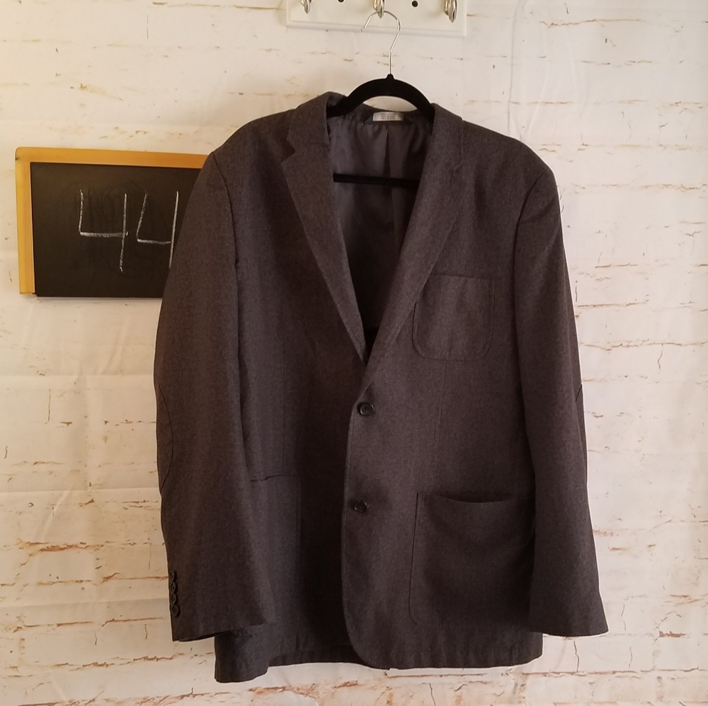 Perry Ellis Gray Dress Blazer Size 44R